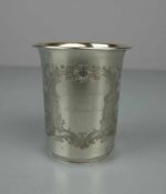 ANDENKENBECHER / BECHER / TRINKBECHER / silver cup, deutsch, Anfang / Mitte 19. Jh., "zweites