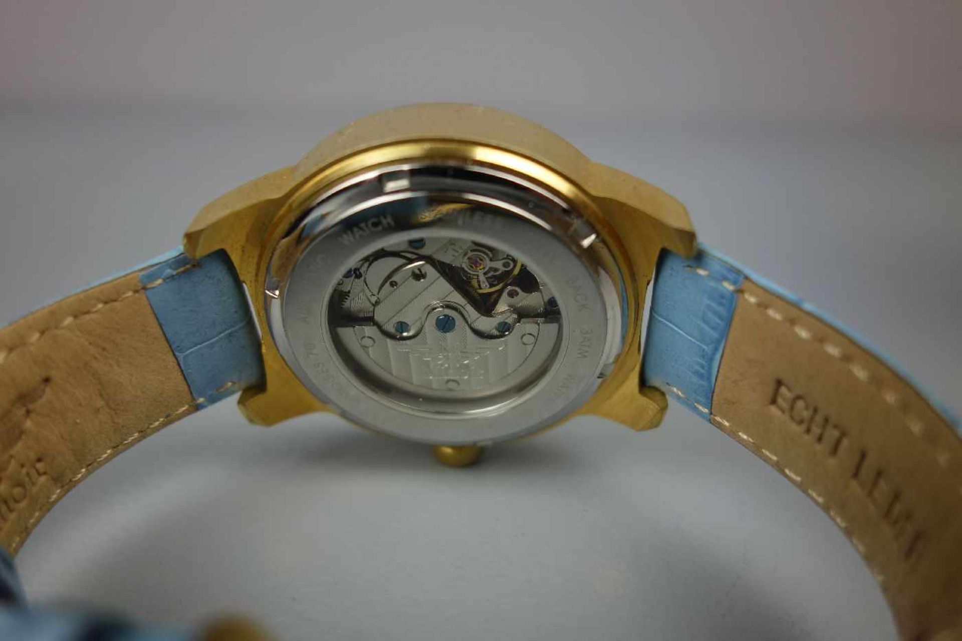 PAAR ARMBANDUHREN MINOIR: MODELL "LIMOGES" / two wristwatches, Automatik-Uhren. Zwei Armbanduhren, - Image 4 of 8