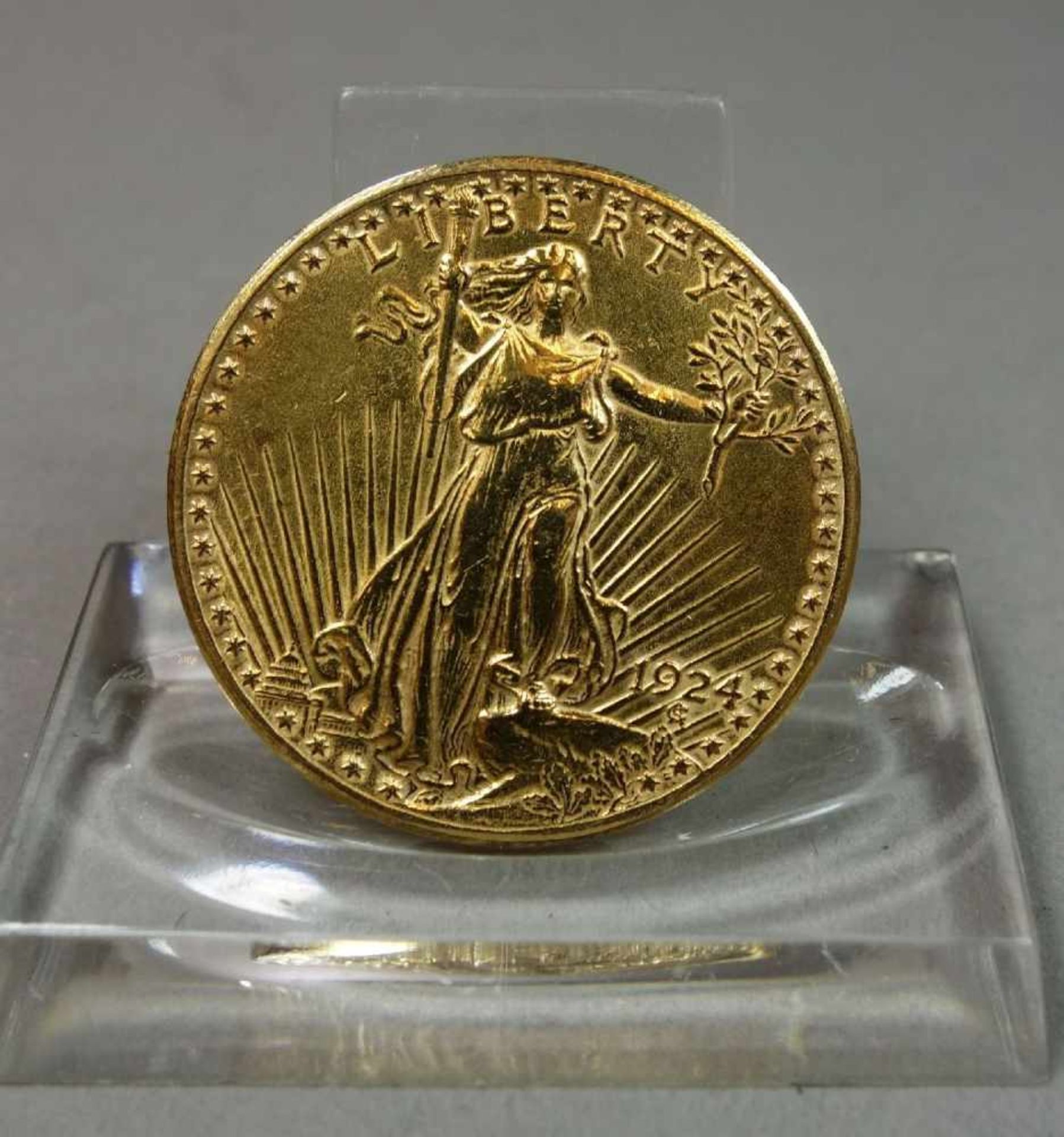 Goldmünze: 20 DOLLAR - LIBERTY HEAD DOUBLE EAGLE / gold coin, United States of America, 20 US Dollar - Bild 2 aus 2