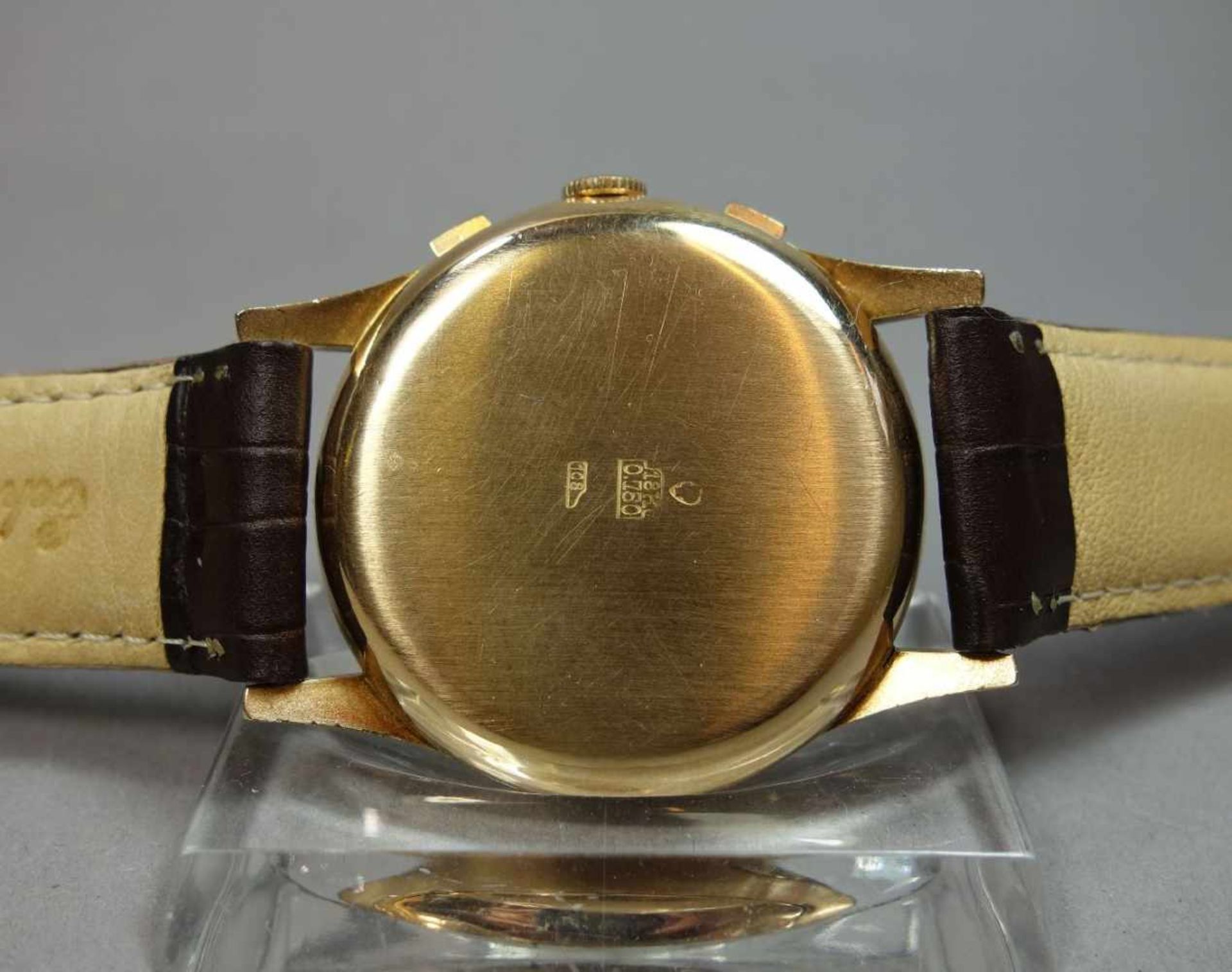 VINTAGE ARMBANDUHR / CHRONOGRAPH / wristwatch, Handaufzug, Mitte 20. Jh., Manufaktur S.I.V.O.S. SARL - Image 6 of 6