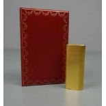 VERGOLDETES CARTIER FEUERZEUG / briquet lighter, Manufaktur "les must de Cartier/ Paris", vergoldet,