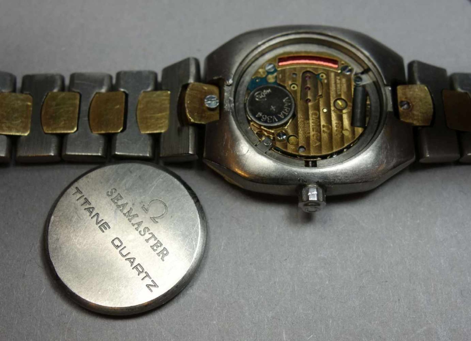 VINTAGE DAMEN-ARMBANDUHR OMEGA SEAMASTER POLARIS / wristwatch, Manufaktur Omega Watch Co. S.A. / - Image 7 of 10