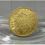 GOLDMÜNZE: DEUTSCHES REICH - 20 MARK / gold coin, Kaiserreich / Preußen, 1904, 7,9 Gramm, 900er