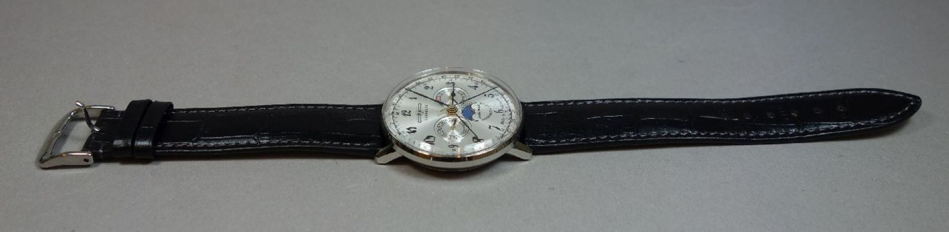 ZEPPELIN - ARMBANDUHR / CHRONOGRAPH / wristwatch, Quartz-Uhr, Manufaktur Point tec Electronic GmbH / - Image 2 of 8