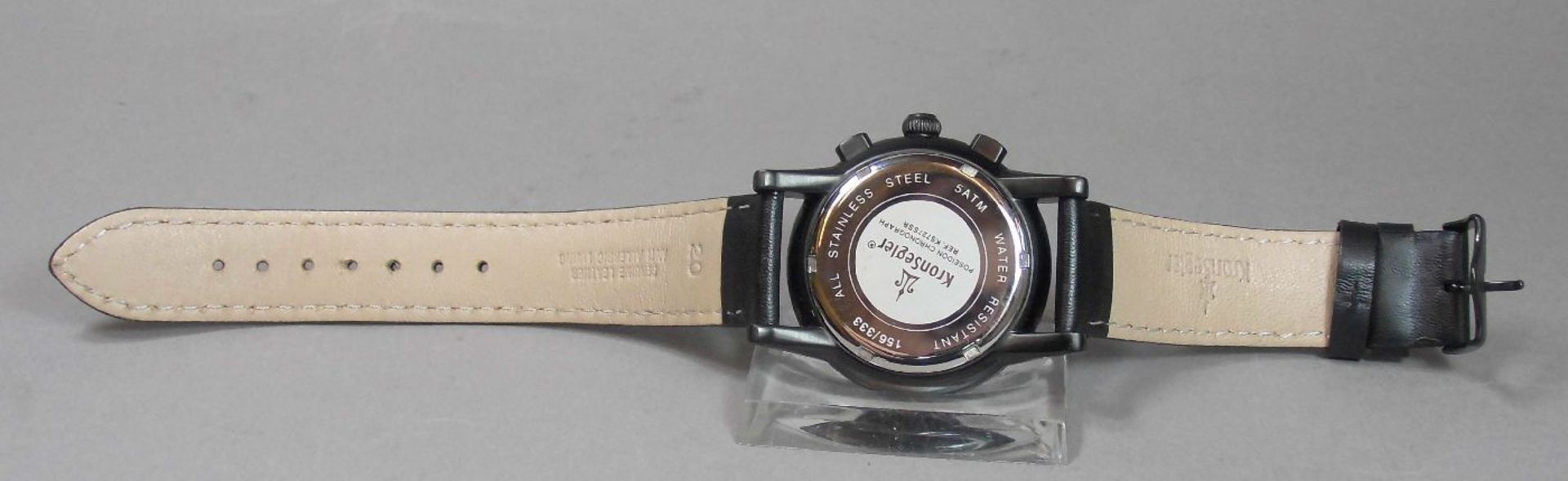 ARMBANDUHR / CHRONOGRAPH / wristwatch, Quartz-Uhr, Manufaktur Kronsegler GmbH / Glashütte - Sachsen, - Image 8 of 8