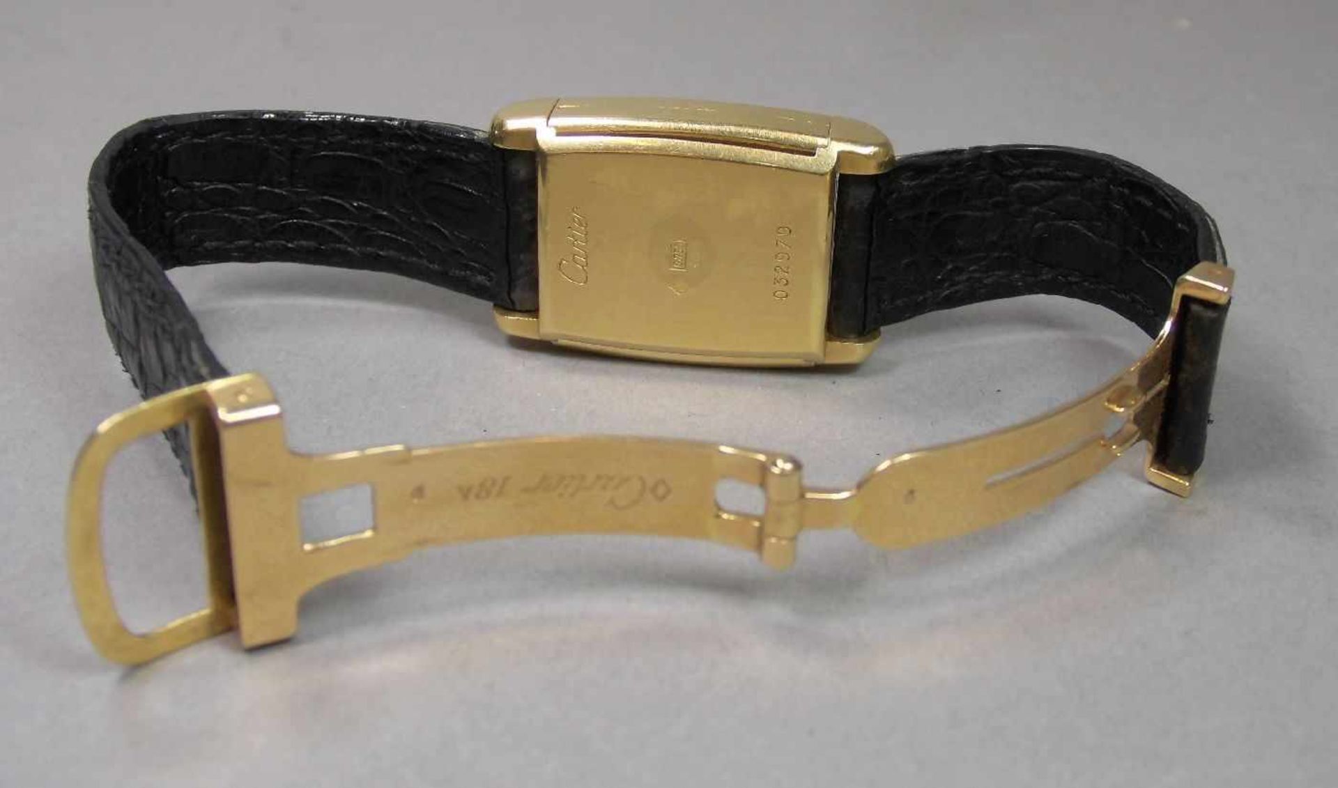 VINTAGE ARMBANDUHR CARTIER REVERSO / wristwatch, Handaufzug, wohl 1970er Jahre, Manufaktur Cartier / - Image 3 of 9