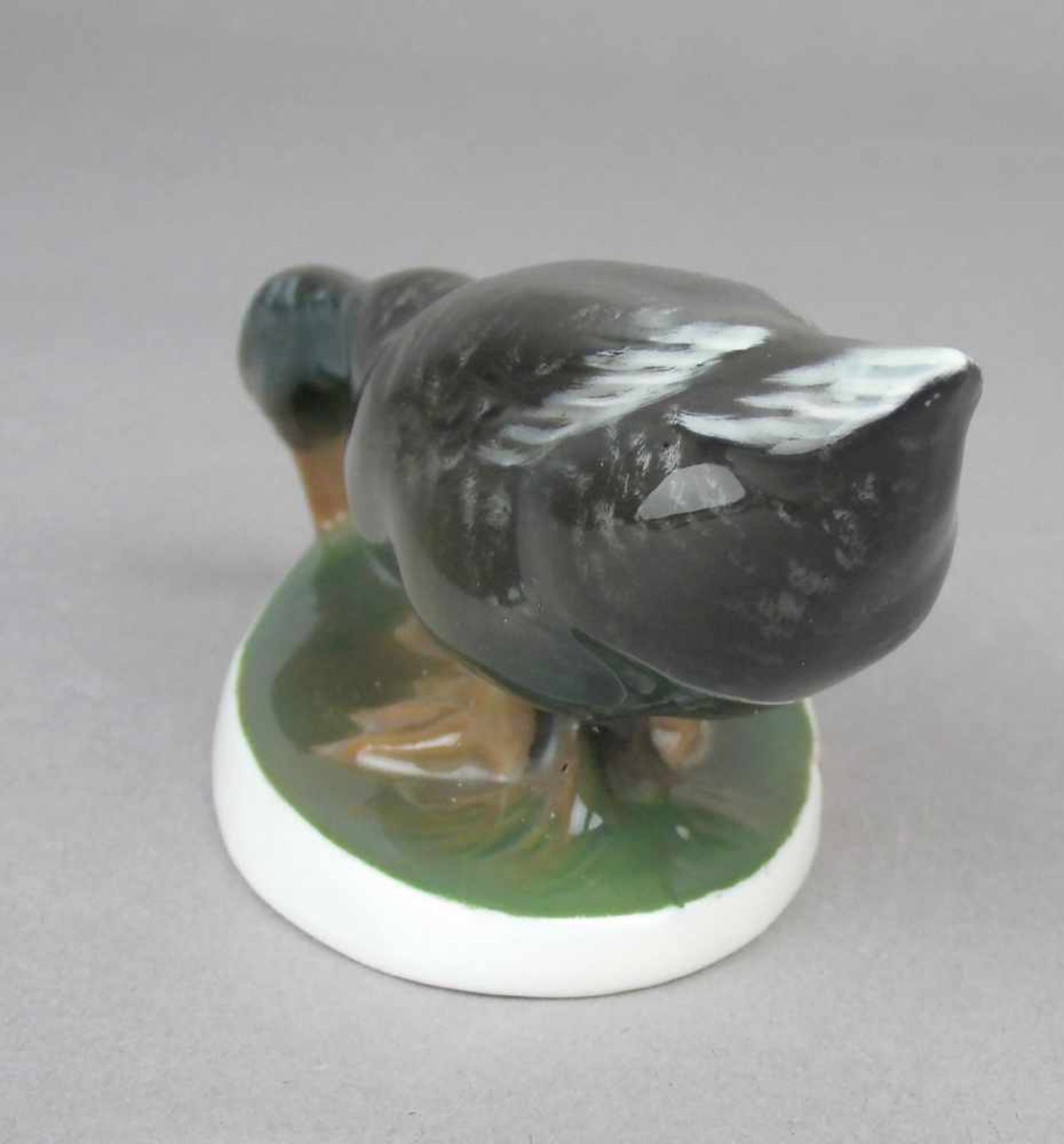 PORZELLANFIGUR / porcelain figure: "Ente", Manufaktur Rosenthal, Zweigwerk Bahnhof Selb, - Bild 4 aus 5