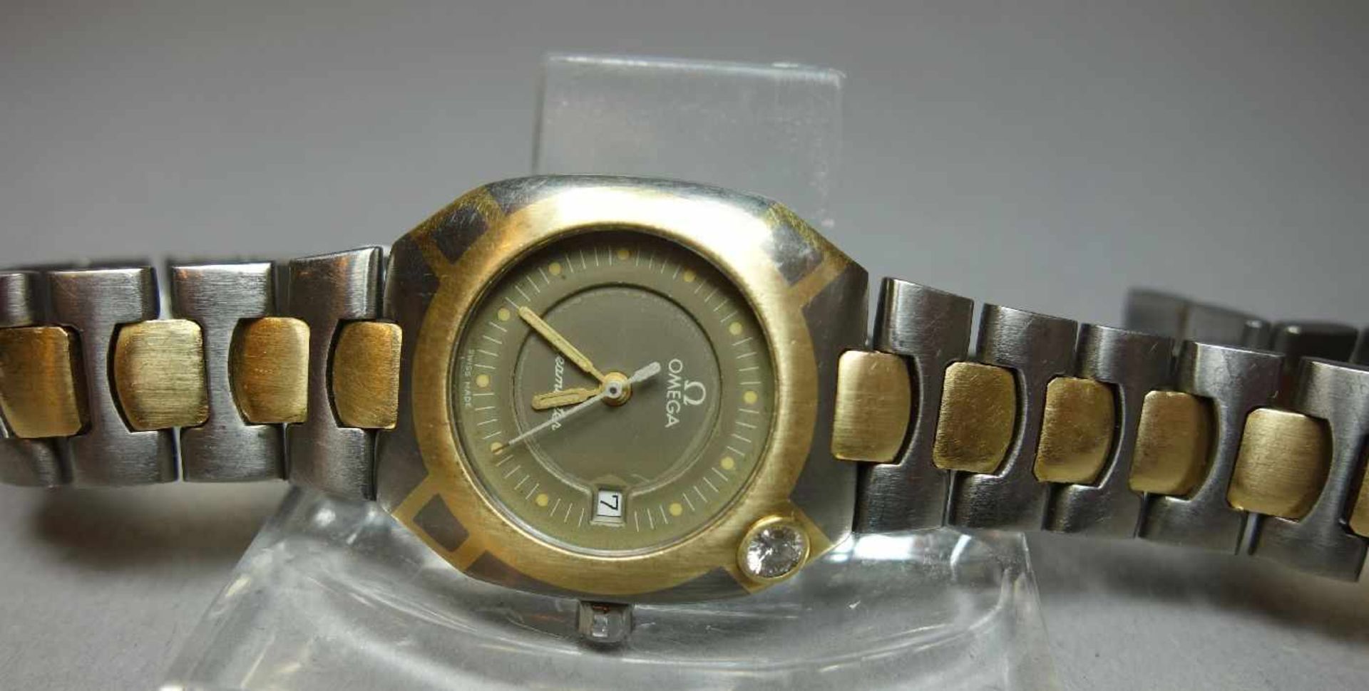 VINTAGE DAMEN-ARMBANDUHR OMEGA SEAMASTER POLARIS / wristwatch, Manufaktur Omega Watch Co. S.A. / - Image 4 of 10