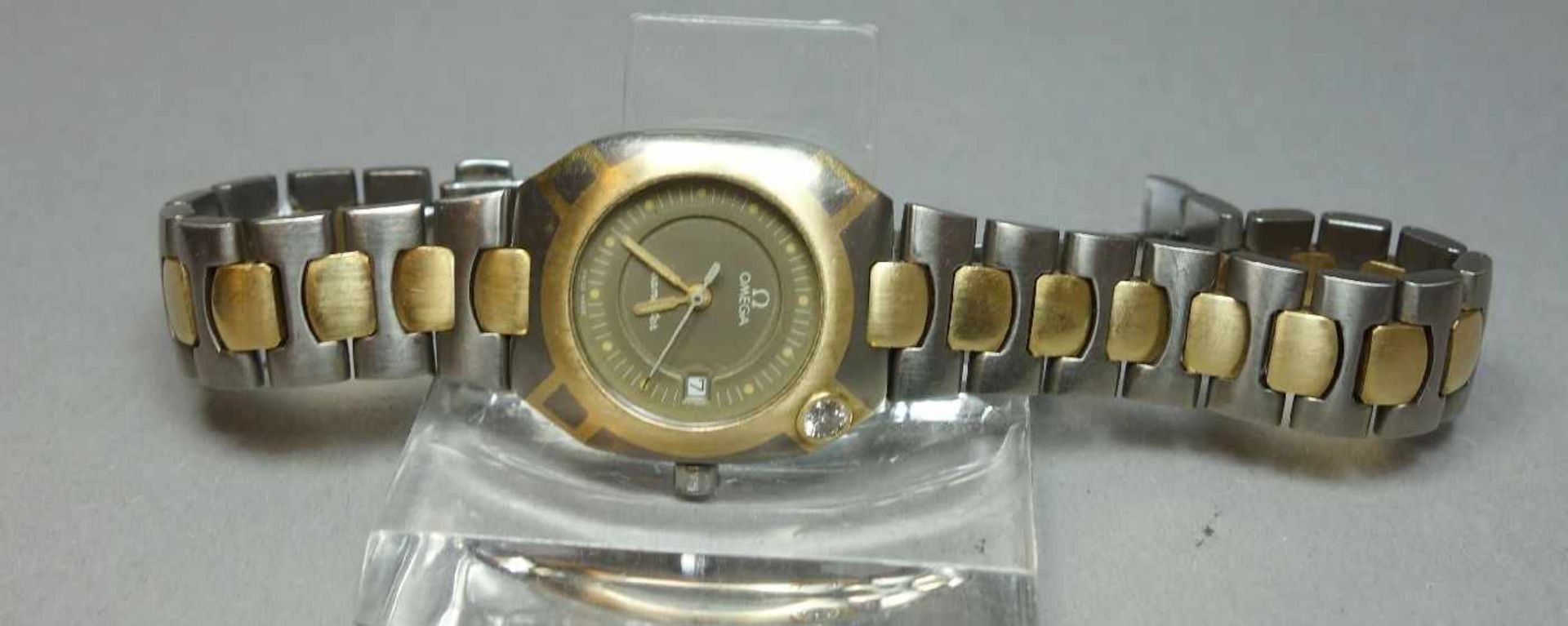 VINTAGE DAMEN-ARMBANDUHR OMEGA SEAMASTER POLARIS / wristwatch, Manufaktur Omega Watch Co. S.A. / - Image 5 of 10