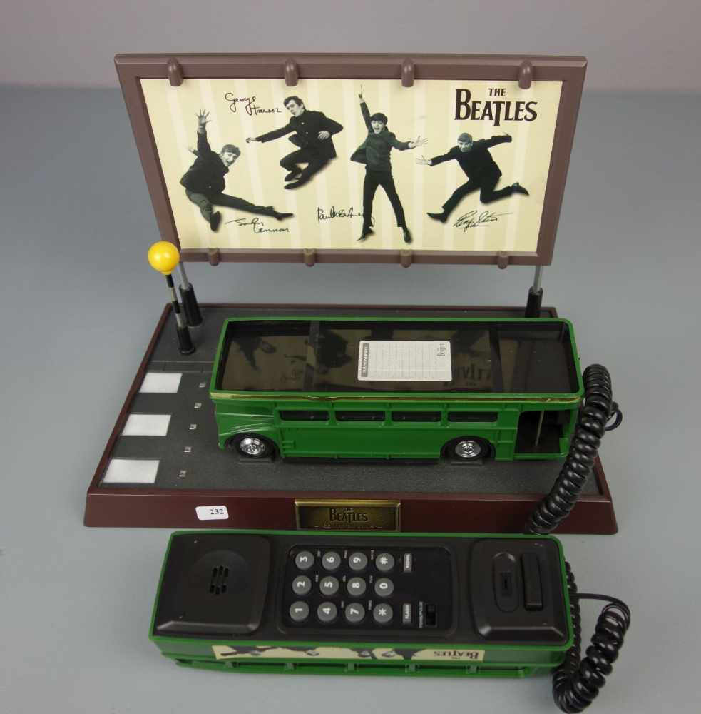 THE BEATLES MERCHANDISE / MEMORABILIA : DOPPELDECKER-BUS-TELEFON, 1998. Grüner Bus, Unterteil - Image 4 of 7