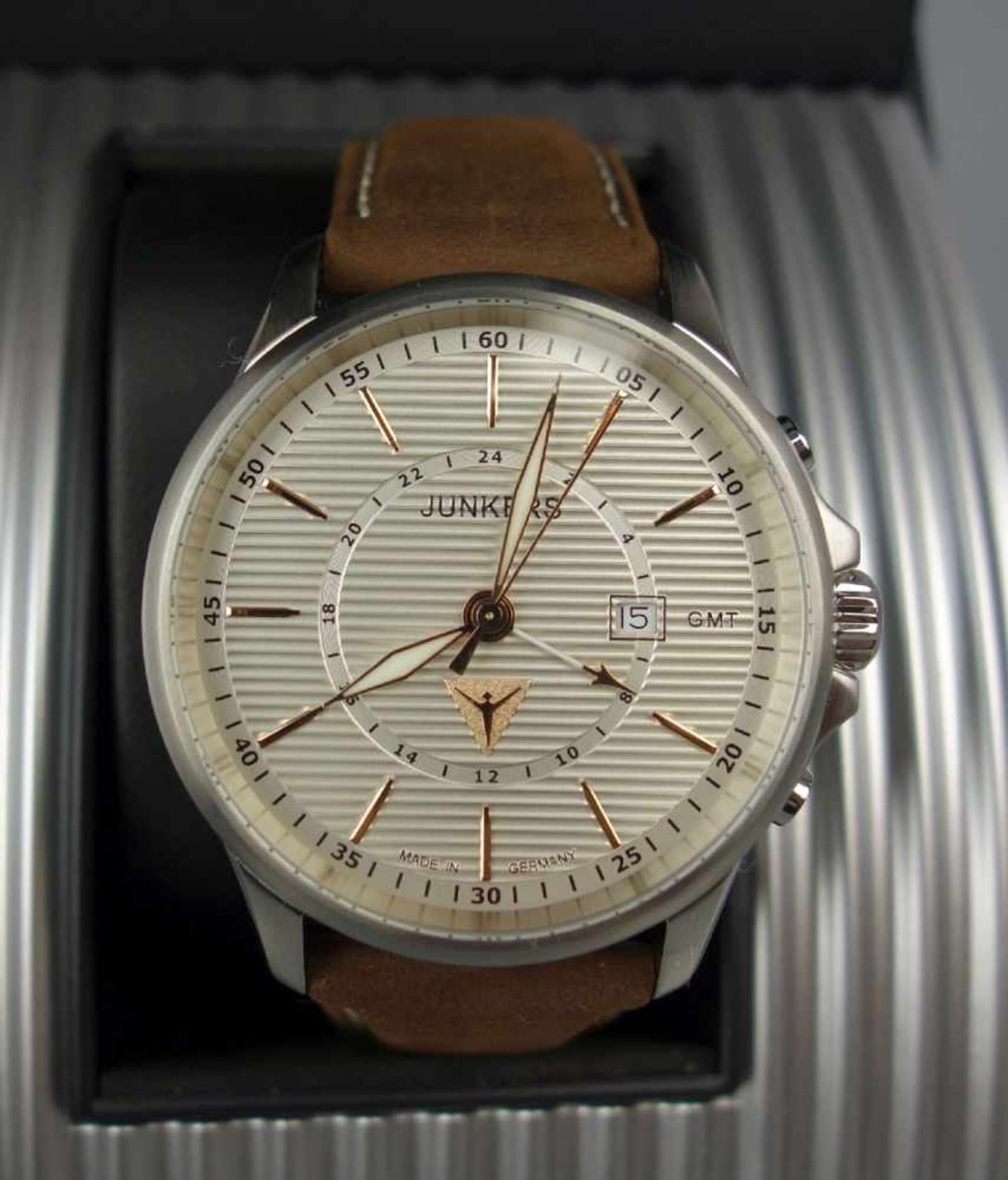 JUNKERS ARMBANDUHR JUNKERS / wristwatch, Quartz-Uhr, Manufaktur Point tec Electronic GmbH /