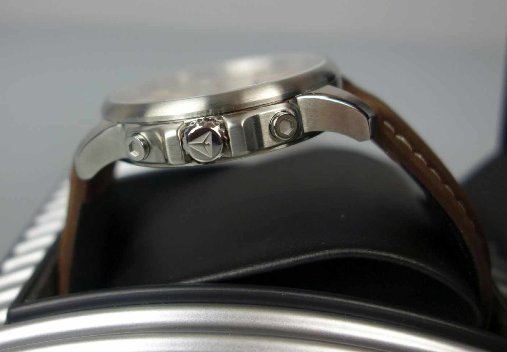 JUNKERS ARMBANDUHR JUNKERS / wristwatch, Quartz-Uhr, Manufaktur Point tec Electronic GmbH / - Image 4 of 5