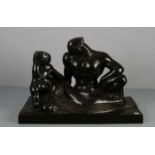 LOVET-LORSKI, BORIS (1894-1973), Skulptur / sculpture: "Paar / Mann und Frau" (Originaltitel: "Man