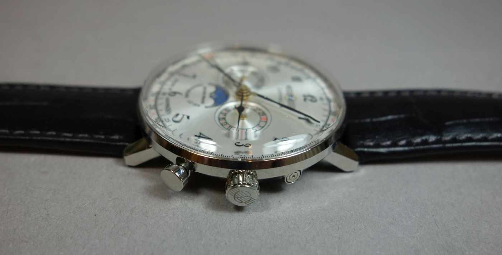 ZEPPELIN - ARMBANDUHR / CHRONOGRAPH / wristwatch, Quartz-Uhr, Manufaktur Point tec Electronic GmbH / - Image 6 of 8