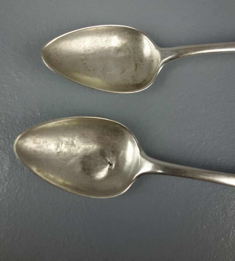 KONVOLUT SILBERLÖFFEL / silver spoons, Konvolut Silberlöffel aus dem 19. und 20. Jh., insgesamt 80 - Bild 3 aus 6
