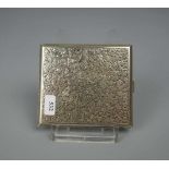 ZIGARETTENETUI / VISITENKARTENETUI / cigarette box, Tschechoslowakei, 800er Silber (94 g). Gemarkt
