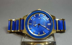 KERAMIK-ARMBANDUHR ALEXANDER MILTON / wristwatch, Quarz-Uhr, Manufaktur Alexander Milton /
