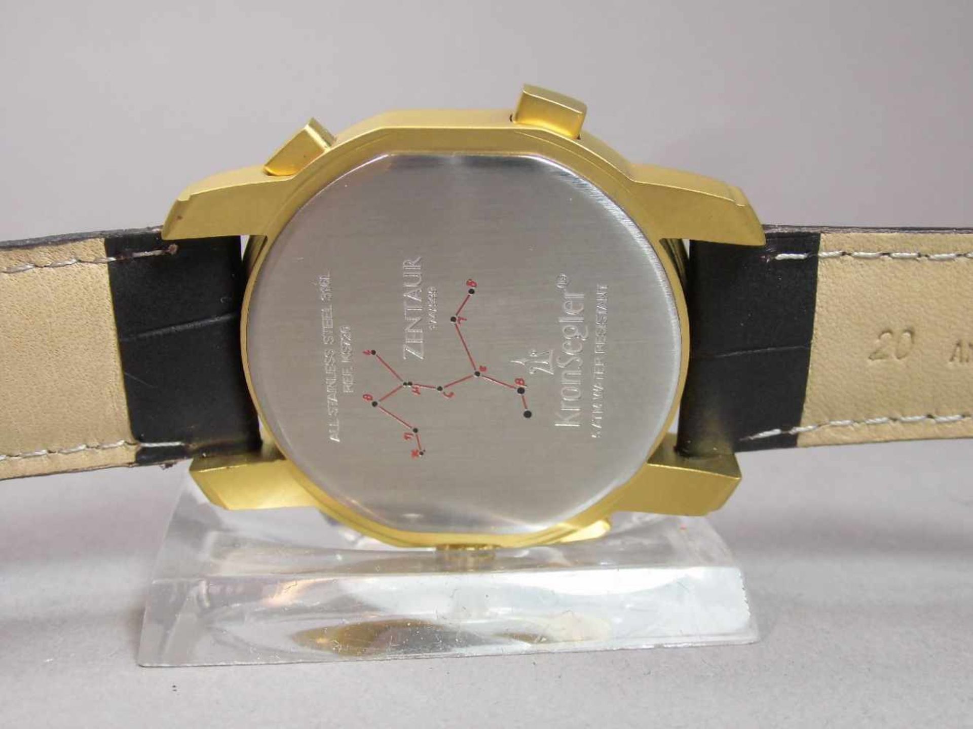 ARMBANDUHR / CHRONOGRAPH / wristwatch, Quartz-Uhr, Manufaktur Kronsegler GmbH / Glashütte - Sachsen, - Image 7 of 7