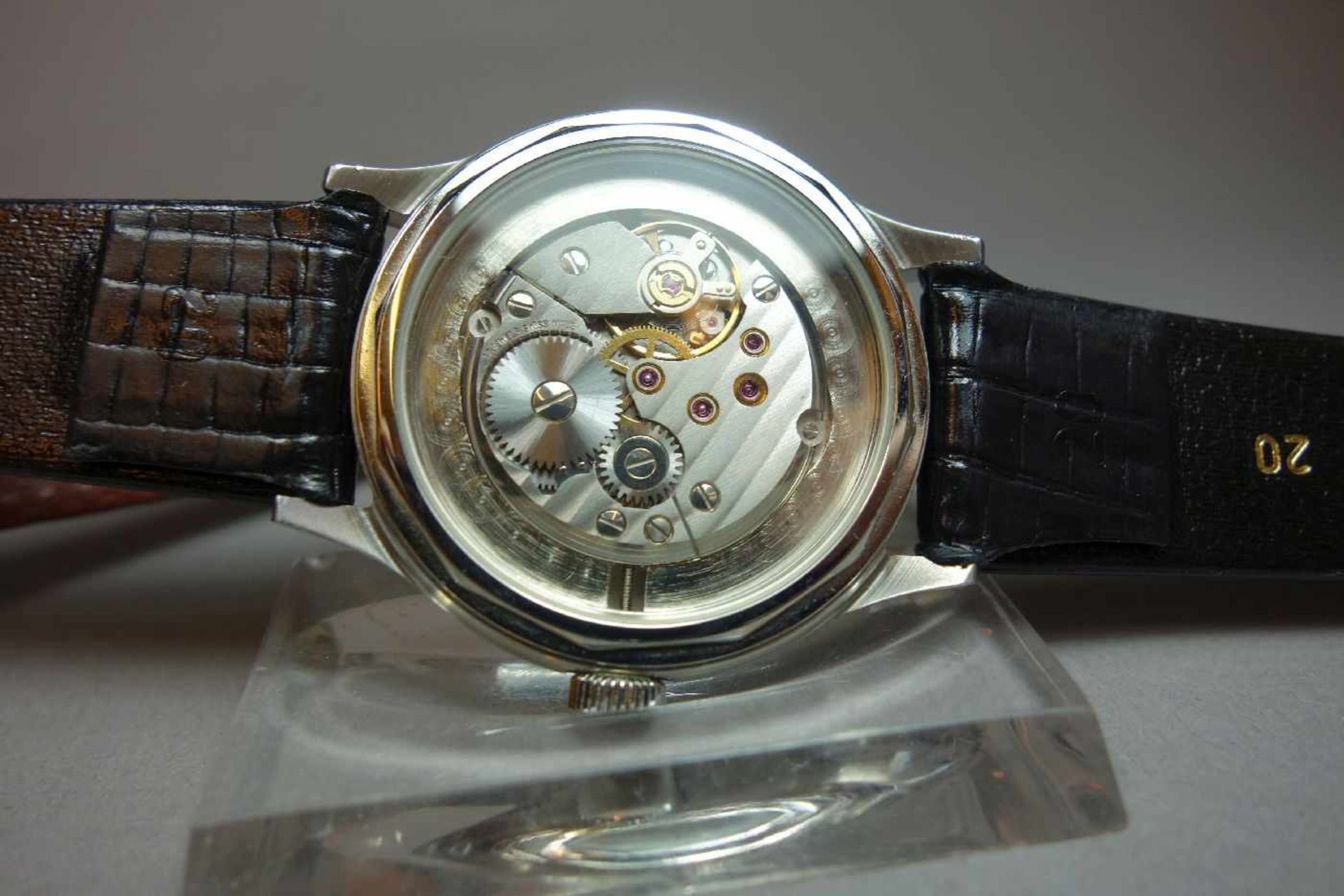 ZWEI AUTOMATIK-ARMBABDUHREN: RIVADO & SELVA / two wristwatches, 1) Armbanduhr Selva, rundes - Image 6 of 7