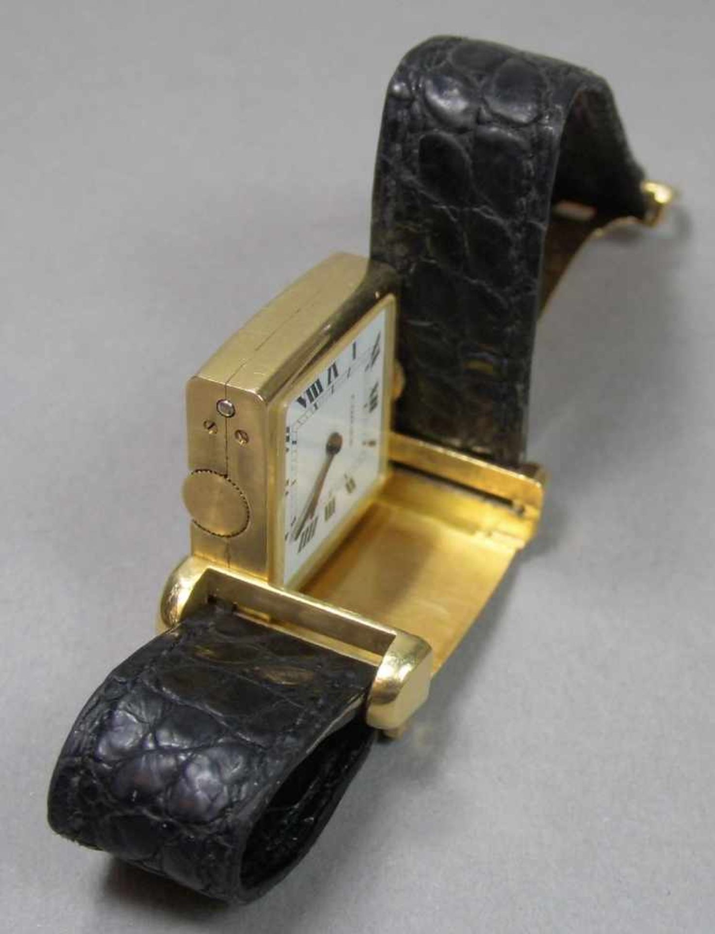 VINTAGE ARMBANDUHR CARTIER REVERSO / wristwatch, Handaufzug, wohl 1970er Jahre, Manufaktur Cartier / - Image 5 of 9