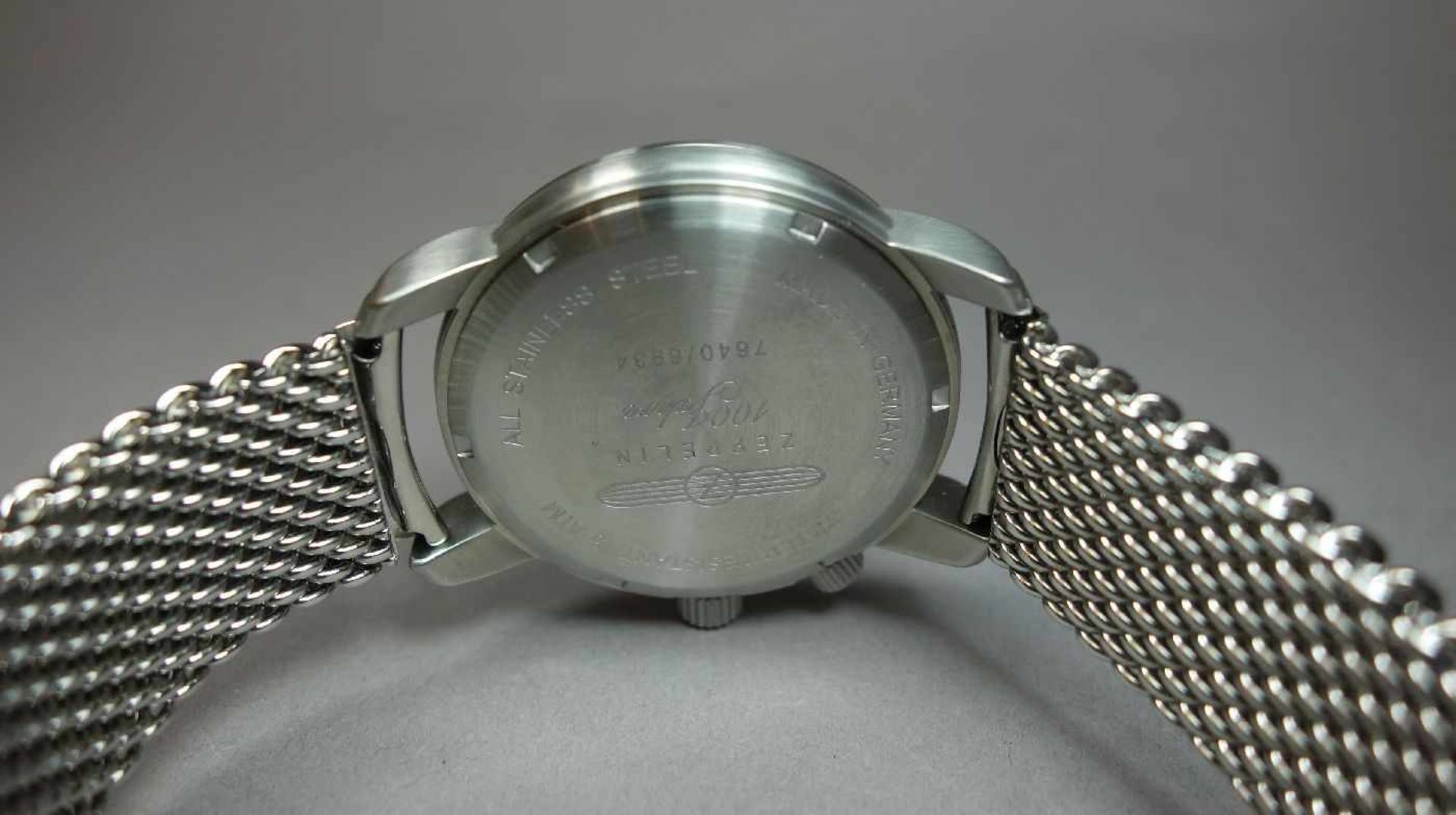 ARMBANDUHR ZEPPELIN 7640M-1 / wristwatch, Quartz-Uhr, Manufaktur Point tec Electronic GmbH / - Image 7 of 7