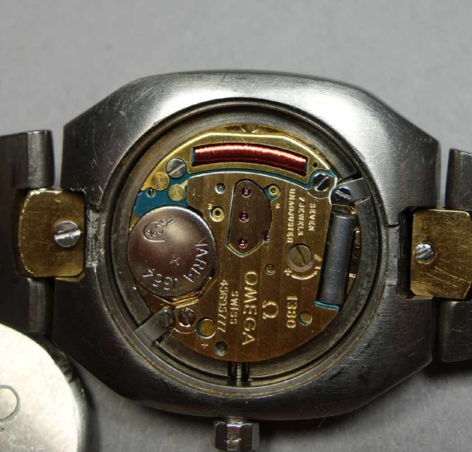 VINTAGE DAMEN-ARMBANDUHR OMEGA SEAMASTER POLARIS / wristwatch, Manufaktur Omega Watch Co. S.A. / - Image 9 of 10