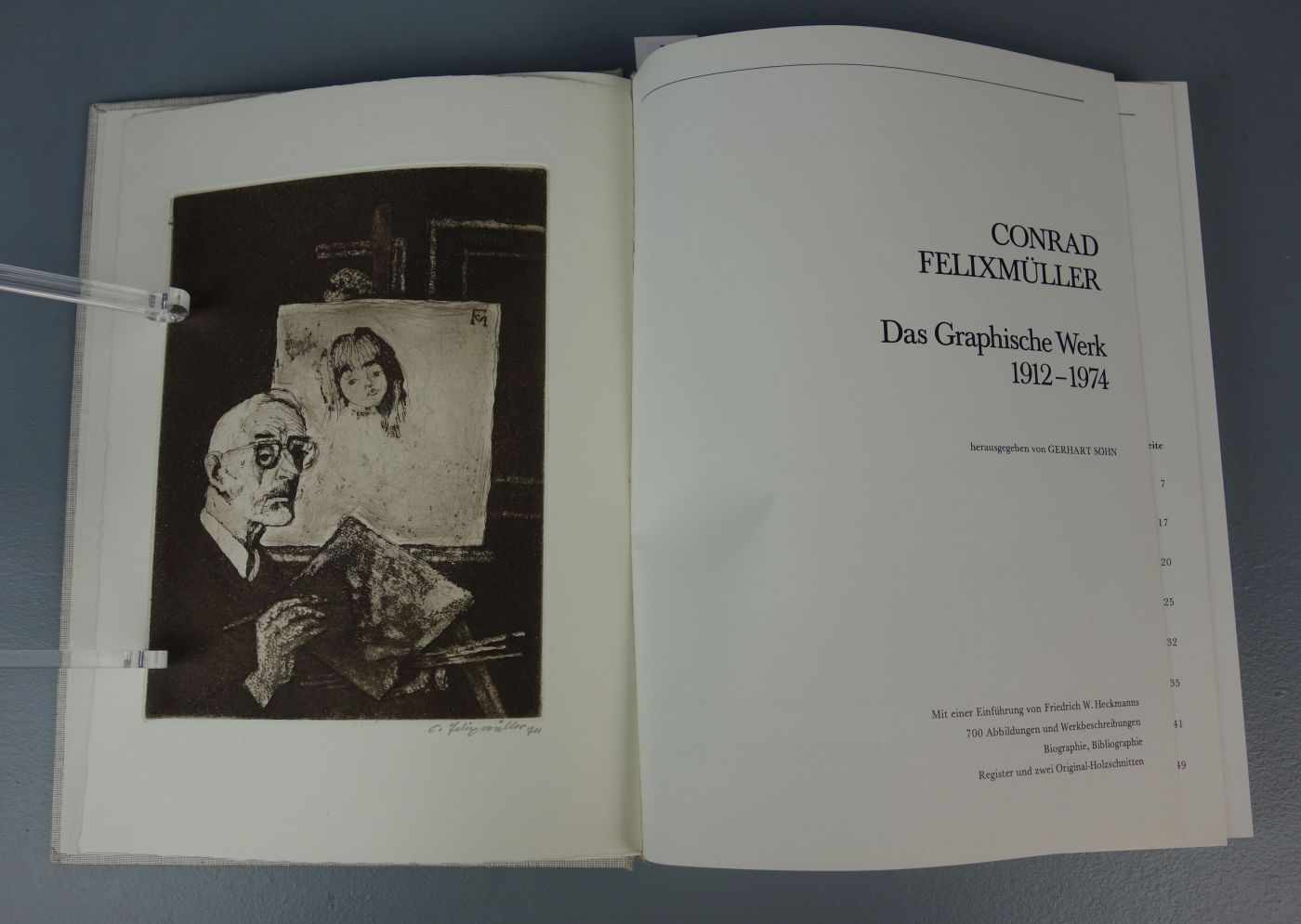 FELIXMÜLLER, CONRAD (Dresden 1897-1977 Berlin), Werkverzeichnis des graphischen Werkes mit 2 - Image 2 of 3