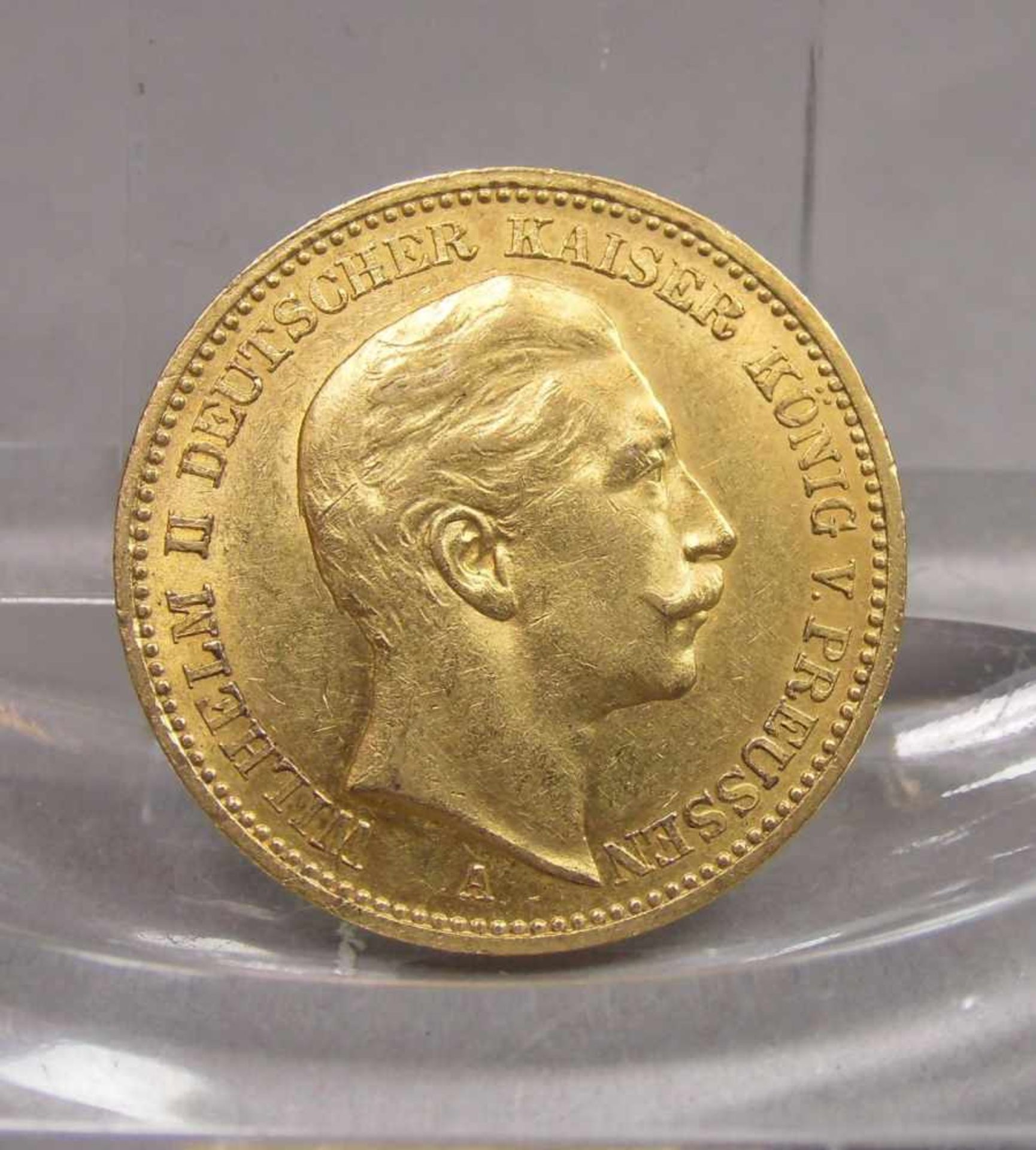 GOLDMÜNZE: DEUTSCHES REICH - 20 MARK / gold coin, Kaiserreich / Preußen, 1901, 7,9 Gramm, 900er - Bild 2 aus 2