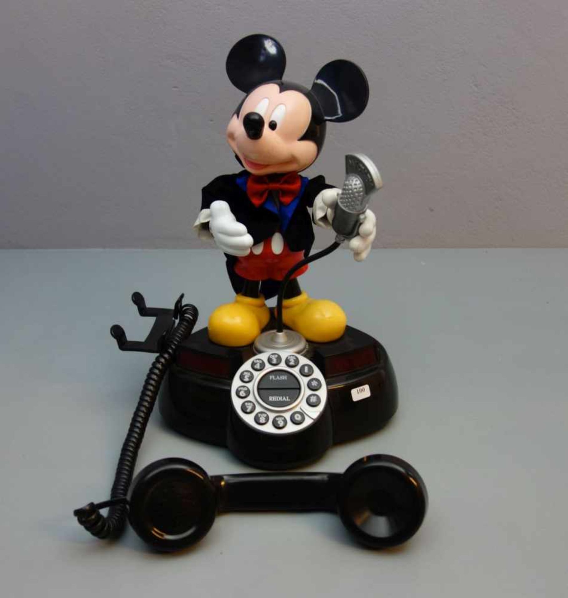 MICKEY MAUS - TELEFON / M. C. Mickey Animated Talking Telephone, "Telemania - a segan product", Walt - Image 2 of 6