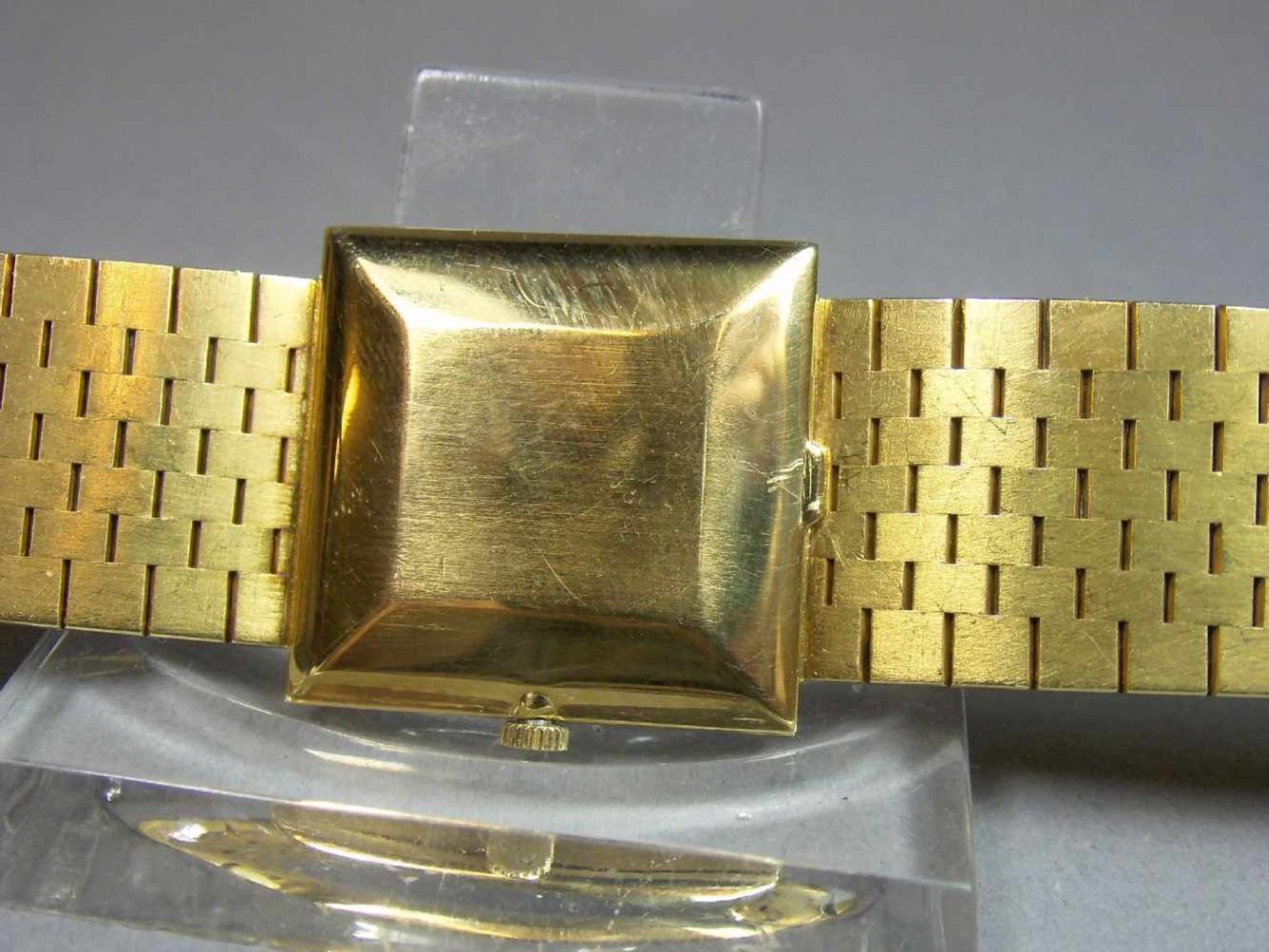 GOLDENE CHOPARD - HERRENUHR/ ARMBANDUHR / wristwatch, 750er Gelbgold (79,3 g), massiv gearbeitetes - Bild 6 aus 9