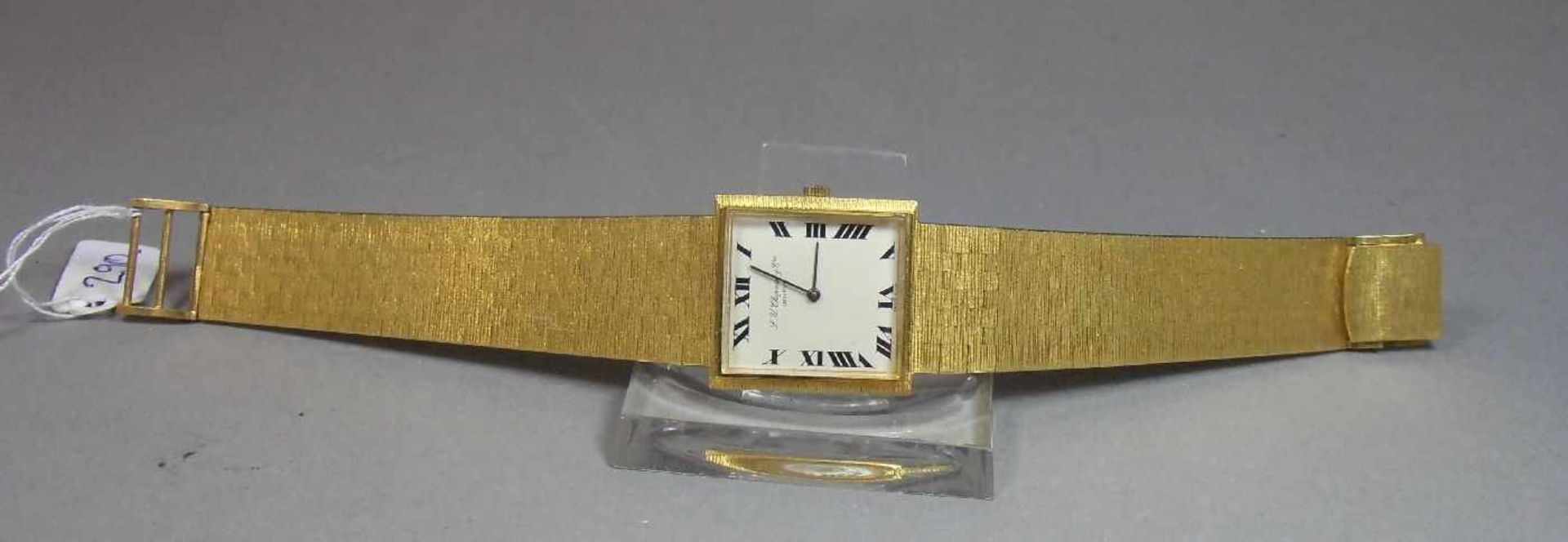 GOLDENE CHOPARD - HERRENUHR/ ARMBANDUHR / wristwatch, 750er Gelbgold (79,3 g), massiv gearbeitetes - Bild 3 aus 9