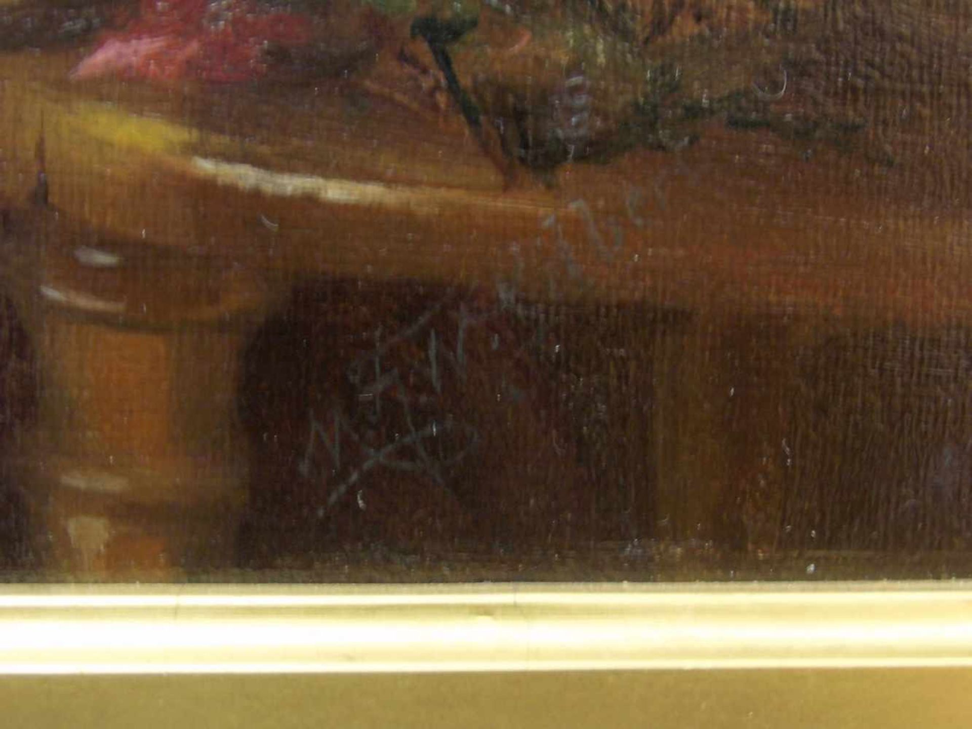 GILBERT, MINNIE F. W. (englische Malerin des 19. Jh.), Gemälde / painting: "Interieur mit junger - Image 3 of 4