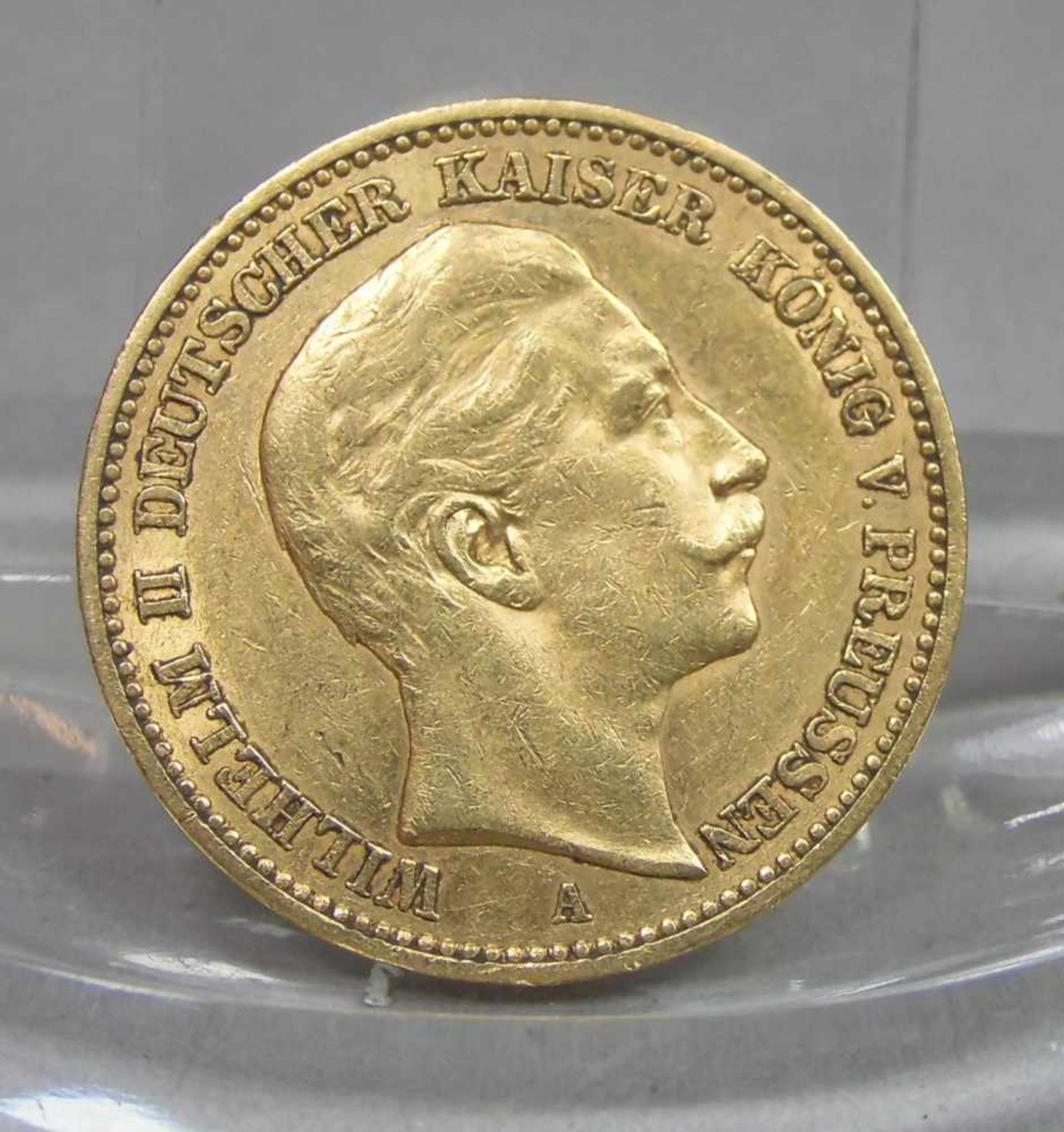 GOLDMÜNZE: DEUTSCHES REICH - 20 MARK / gold coin, Kaiserreich / Preußen, 1890, 7,9 Gramm, 900er - Bild 2 aus 2