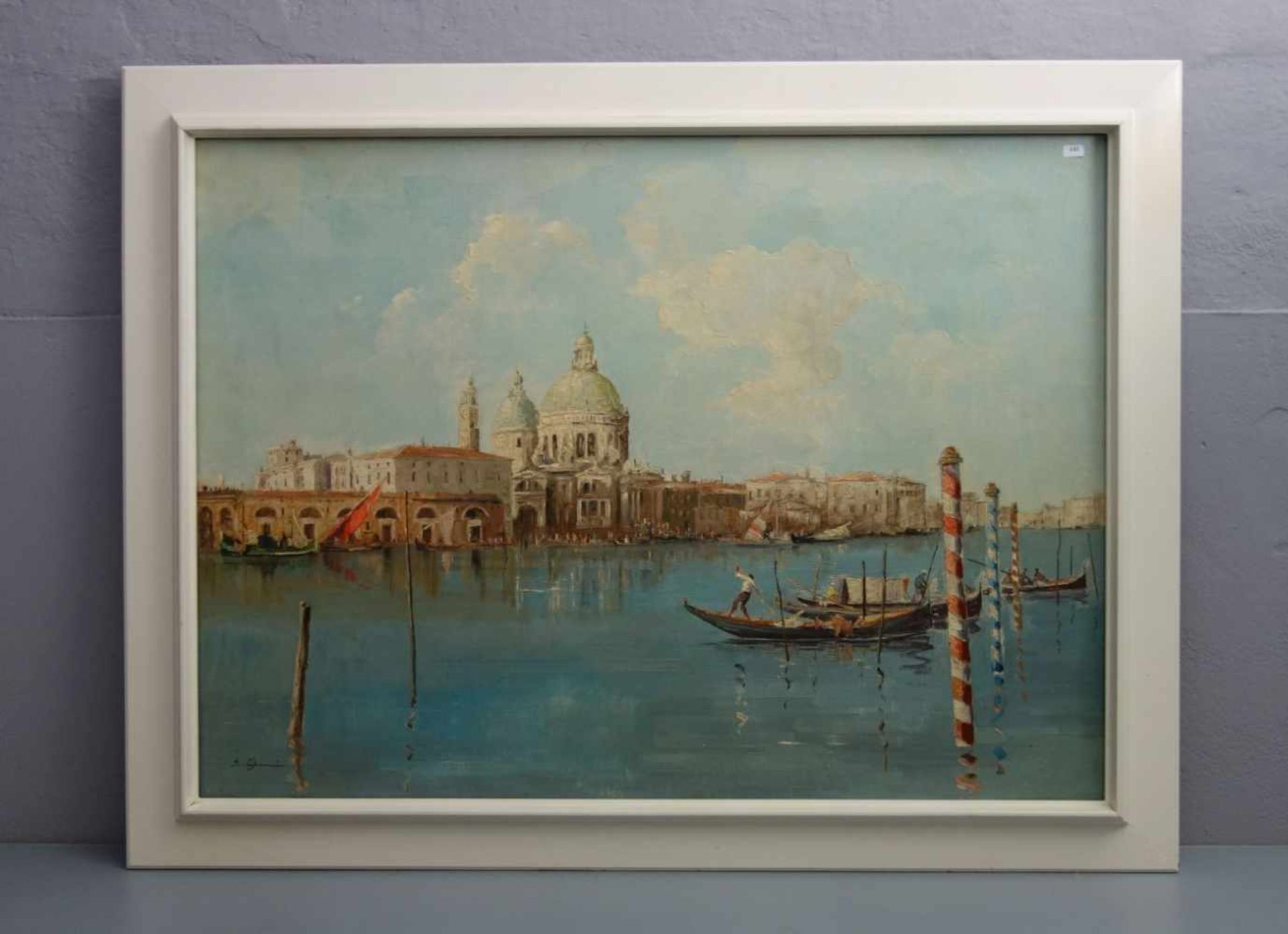 DEMMIN, ERICH (Ivenack 1911-1997 Berlin), Gemälde / painting: "Venedig - Vedute mit Blick auf