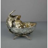 JUGENDSTIL ANBIETSCHALE / NUSSSCHALE / TAFELAUFSATZ - WMF / art nouveau nut bowl, um 1900,