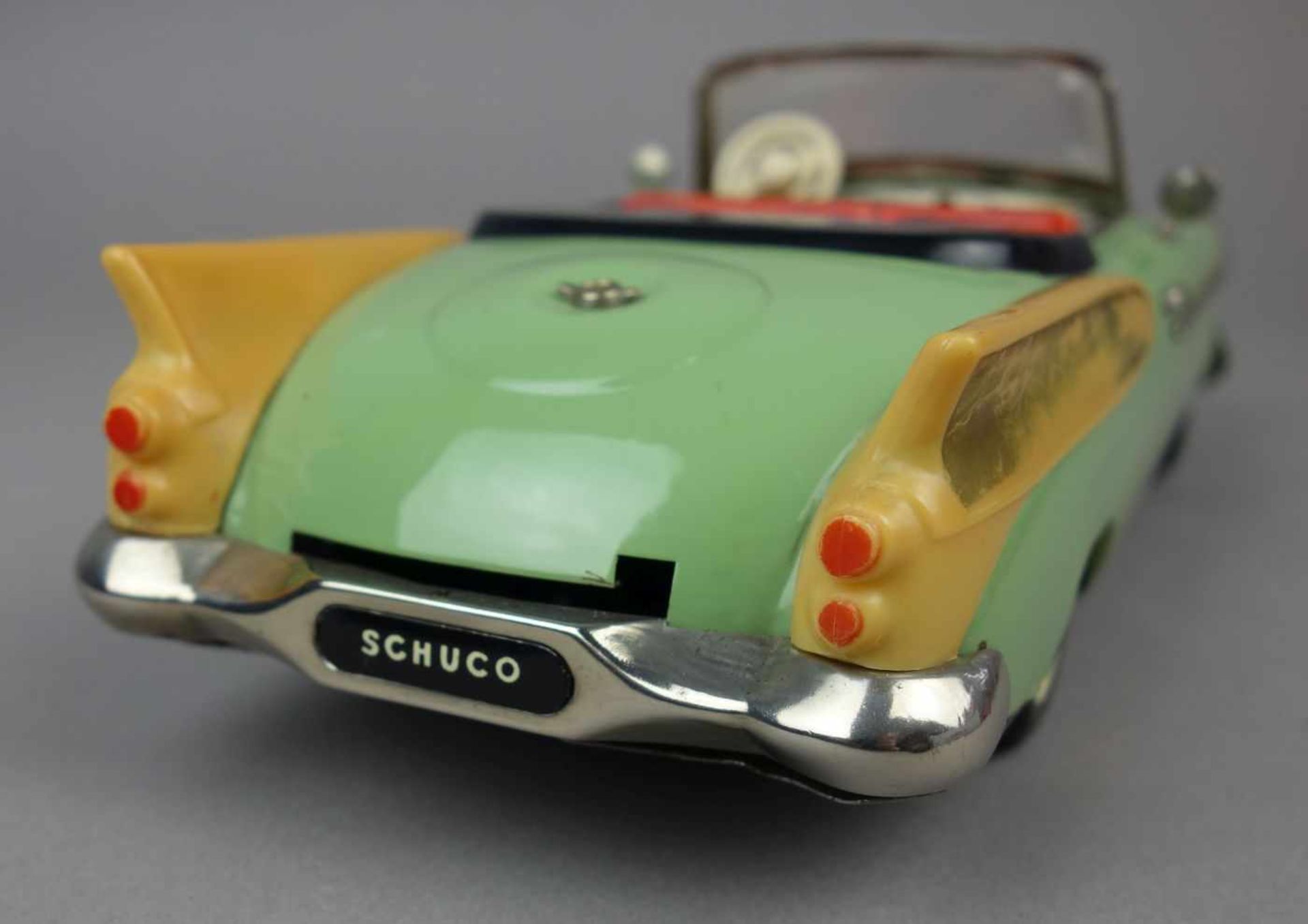 BLECHSPIELZEUG FAHRZEUG / AUTO: SCHUCO - Synchromatic 5700 / tin toy car, Blech, farbig gestaltet, - Bild 7 aus 8
