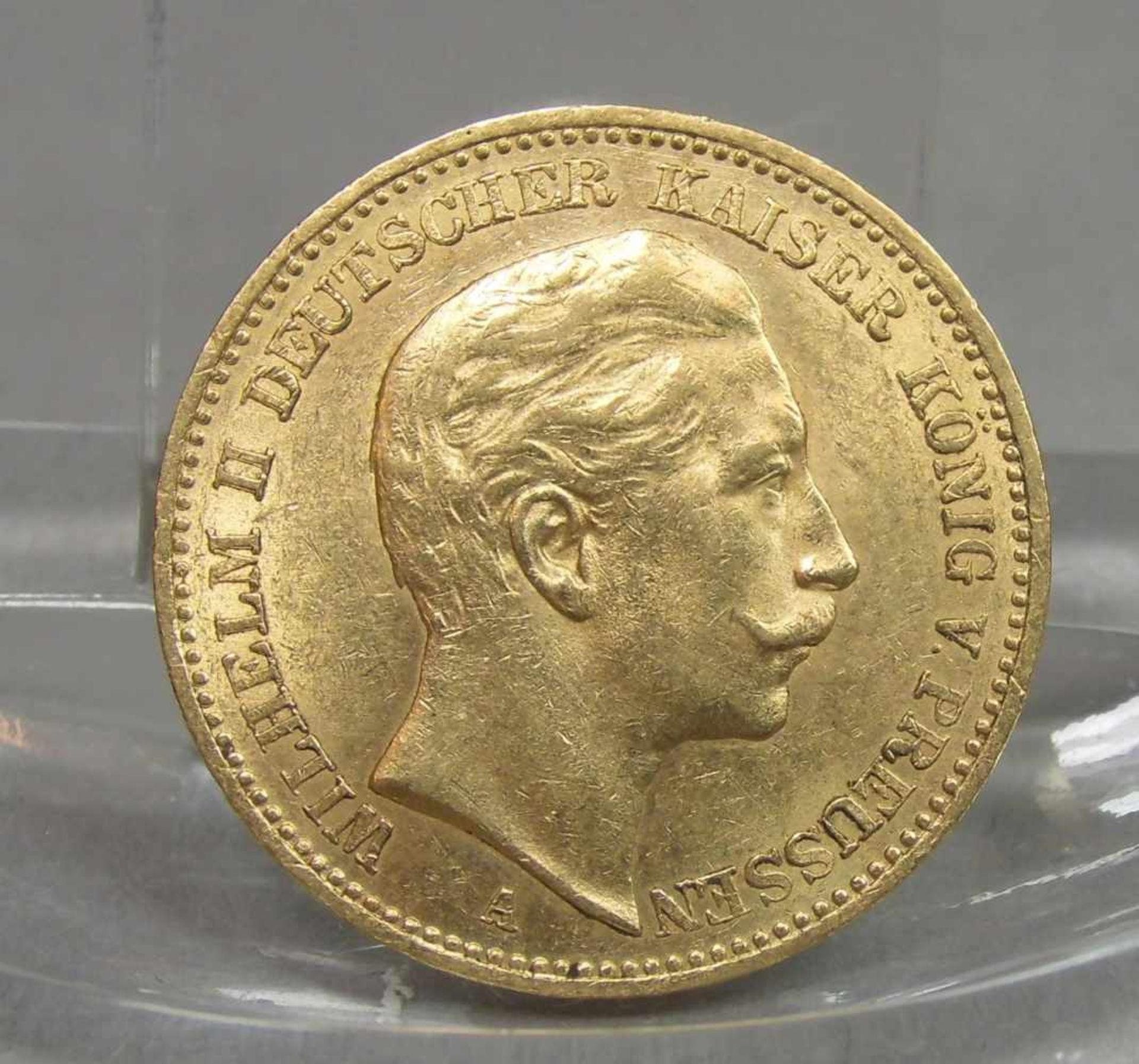 GOLDMÜNZE: DEUTSCHES REICH - 20 MARK / gold coin, Kaiserreich / Preußen, 1900, 7,9 Gramm, 900er - Bild 2 aus 2