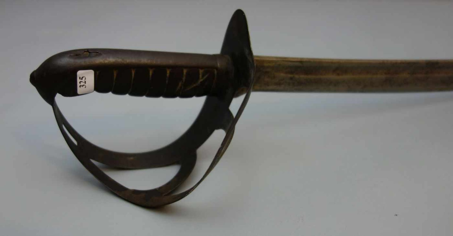 SÄBEL / saber, bezeichnet "Hembrug". Hembrug Klewang Säbel, Niederlande, wohl M 1898. Mehrteiliges - Bild 5 aus 6