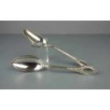 PAAR SPEISELÖFFEL / silver spoons, deutsch, um 1900, 800er Silber (insg. 135 Gramm). Gemarkt mit