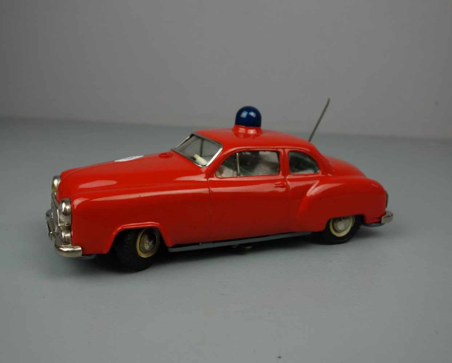 BLECHSPIELZEUG / FAHRZEUG: Polizeiauto / Alarm-Car 5340 / tin toy police car, Manufaktur Schuco -