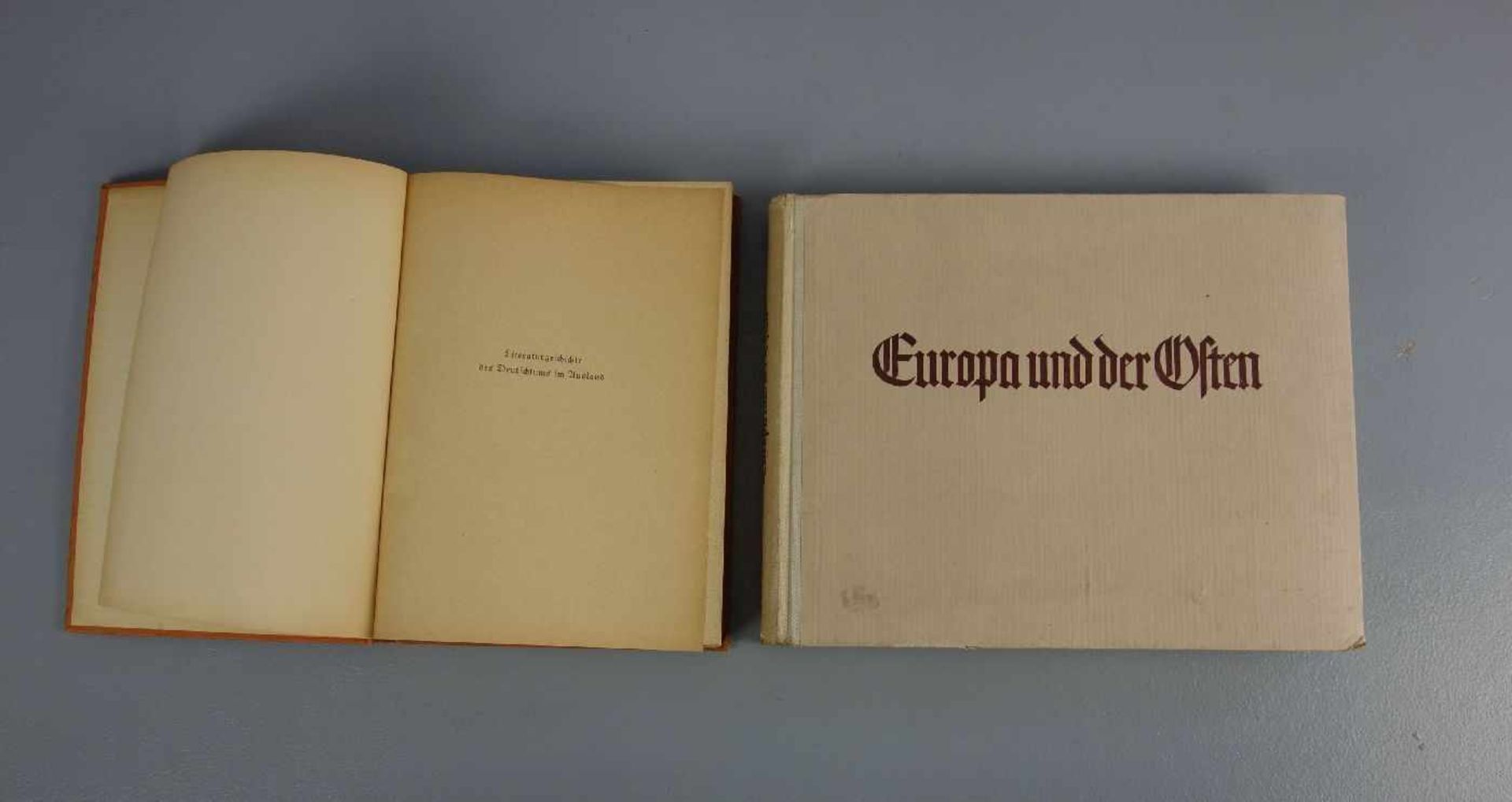 PAAR BÜCHER "Drittes Reich" 1) "Europa und der Osten, herausgegeben von Reichsamtsleiter Hans
