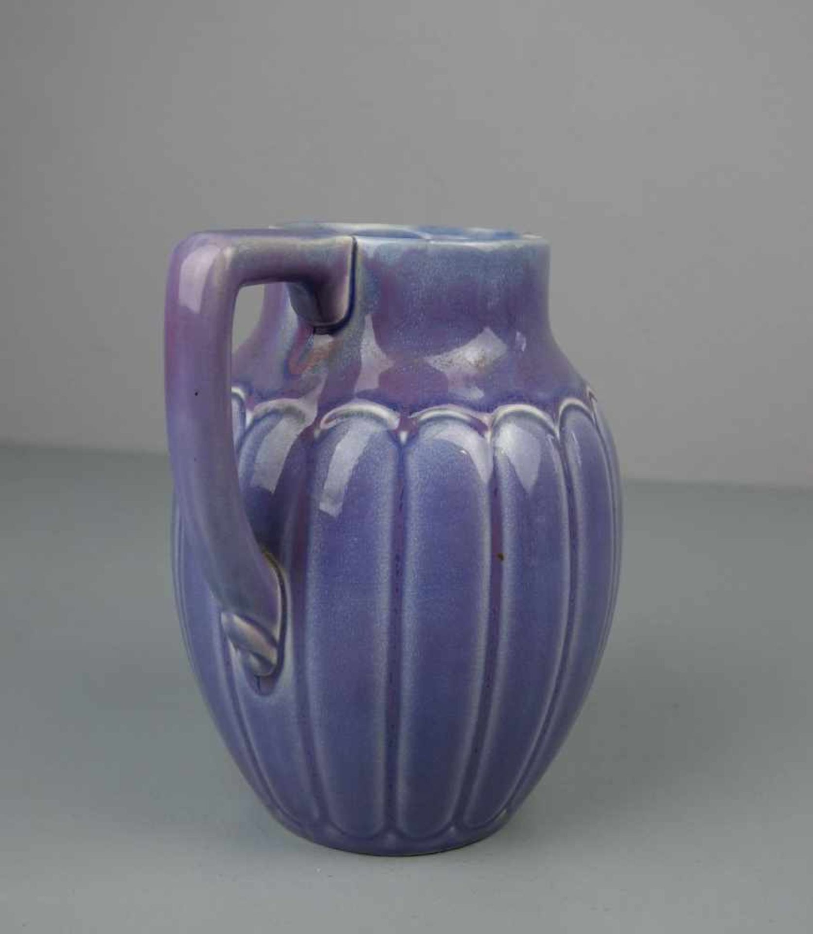 GUSTAV PARTZ - JUGENDSTIL - KRUG / art nouveau jug, Keramik, Manufaktur Villeroy & Boch, unter dem - Bild 3 aus 6