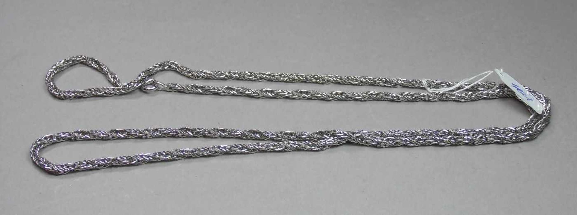 KETTE / necklace, 835er Silber (24,3 g), gepunzt mit Feingehaltsangabe und "SP". In der Art einer - Image 2 of 3