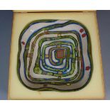 HUNDERTWASSER, FRIEDENSREICH (Wien 1928-2000 Neuseeland): "SPIRALENTAL", Schalen-Skulptur, 1983,