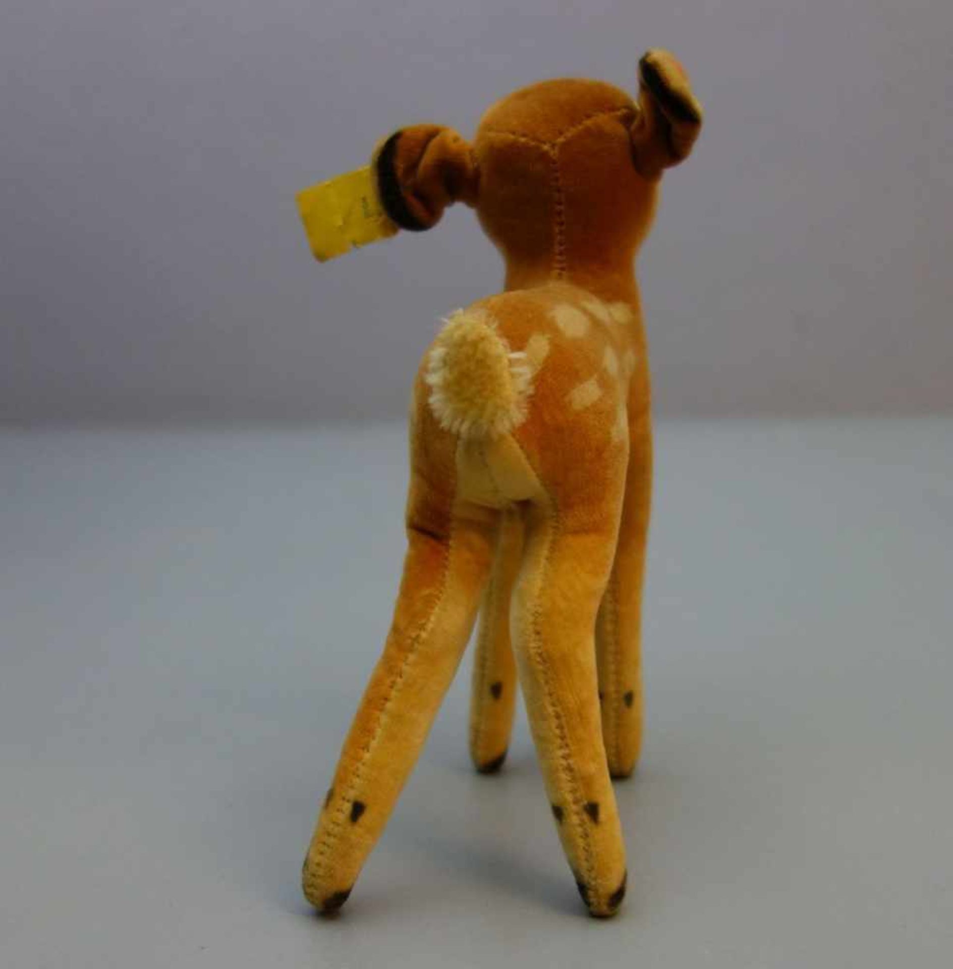 STEIFF - TIER "Bambi" / fluffy toy, mit Manufakturfahne, "Knopf im Ohr" und Brustetikett, darauf - Bild 5 aus 6