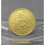 GOLDMÜNZE: DEUTSCHES REICH - 20 MARK / gold coin, Kaiserreich / Preußen, 1899, 900er Gold (7,9 g).