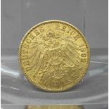 GOLDMÜNZE: DEUTSCHES REICH - 20 MARK / gold coin, Kaiserreich / Preußen, 1892, 7,9 Gramm, 900er