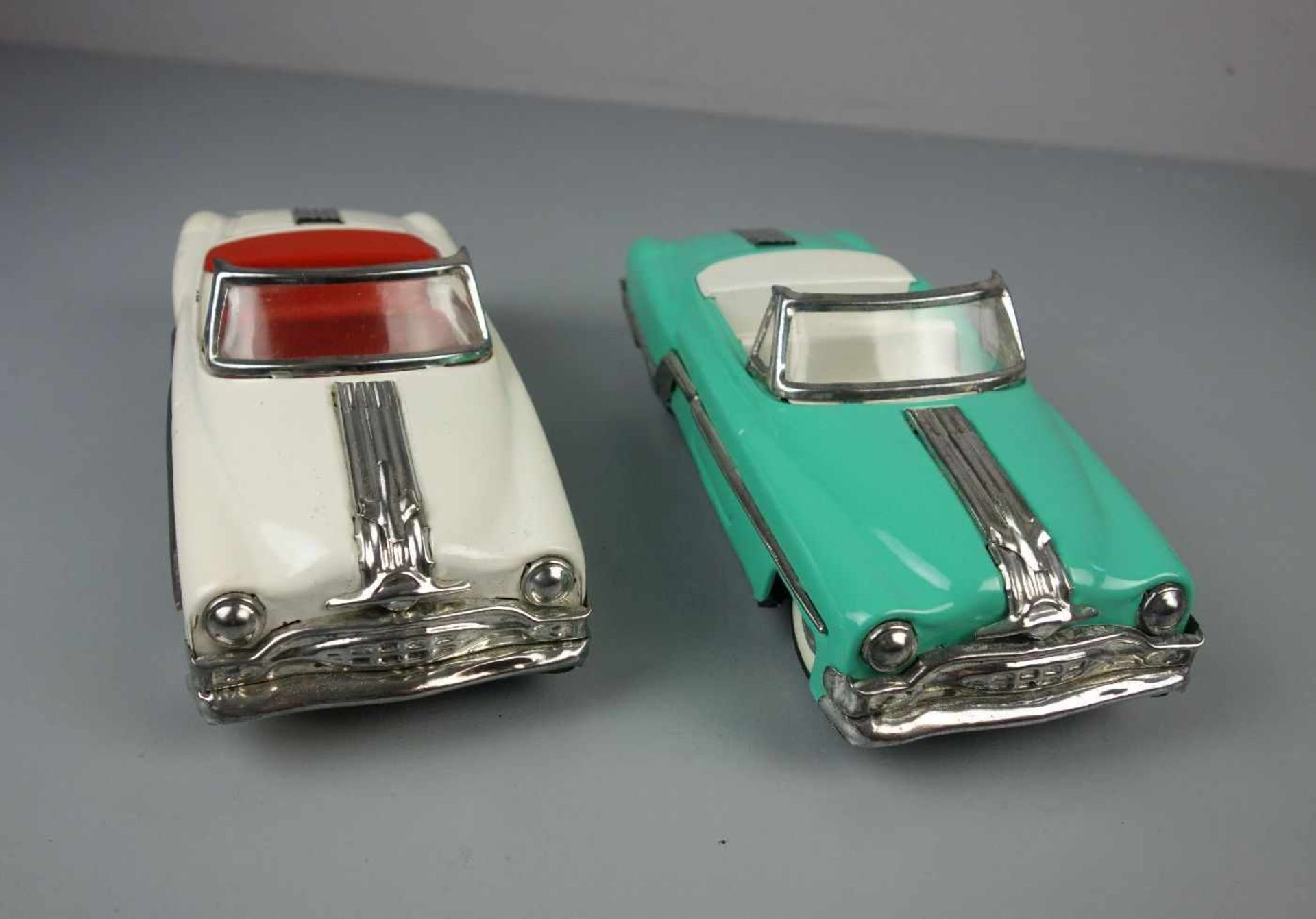 BLECHSPIELZEUG / FAHRZEUGE: 2 AUTOS - MINISTER - OPEN DELUXE / two tin toy cars, Mitte 20. Jh., - Image 3 of 7