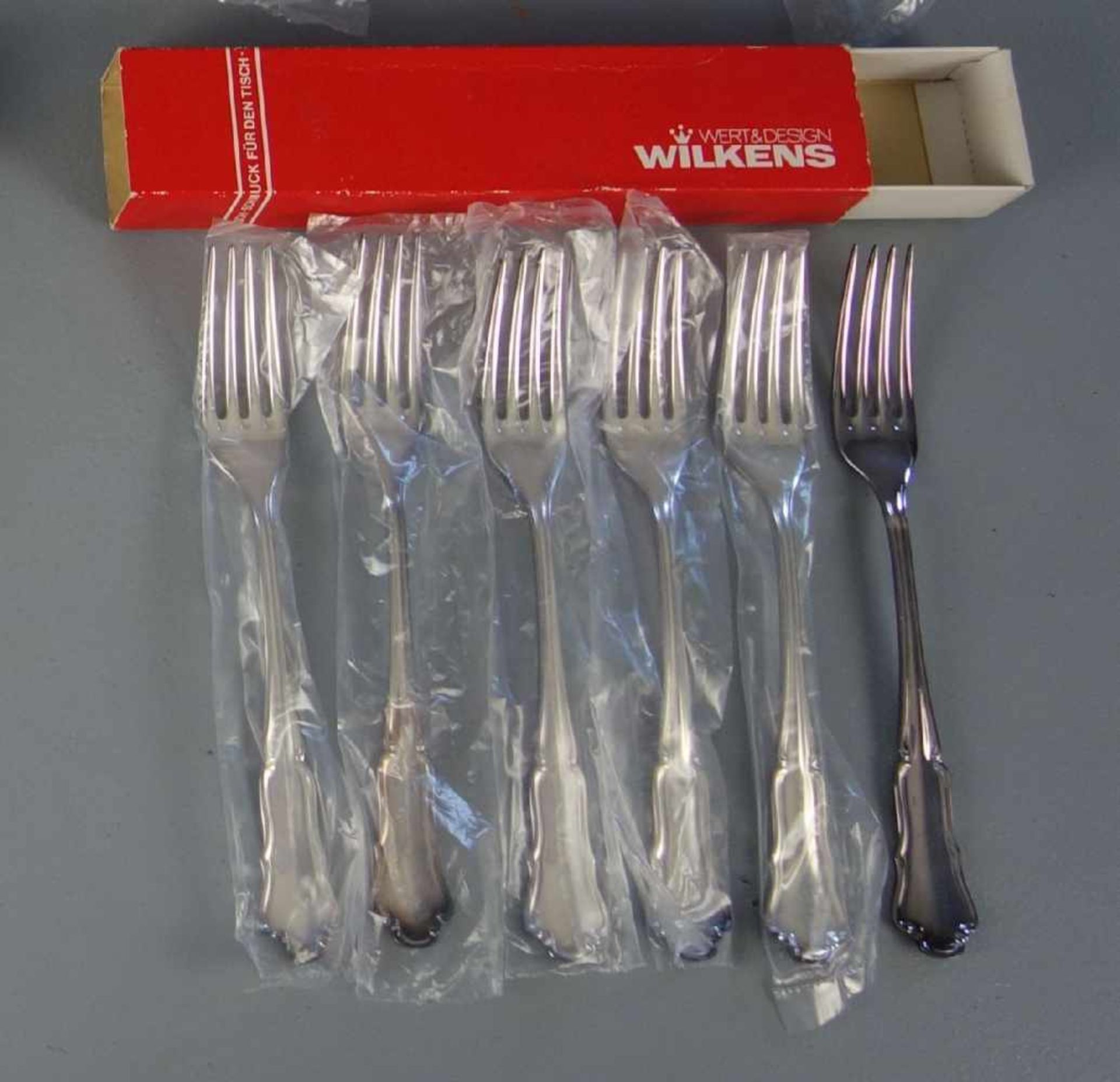SILBER-BESTECK / SPEISEBESTECK UND KAFFEEBESTECK - 27 Teile / silver cutlery, 20. Jh., Manufaktur - Image 3 of 3