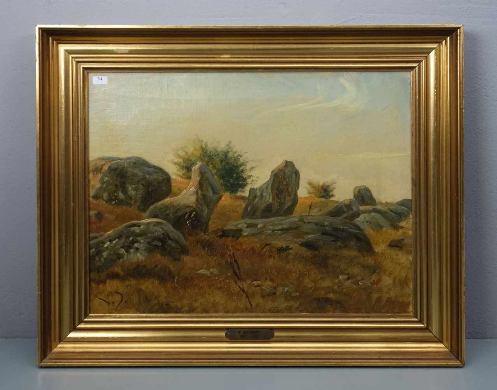 IRMINGER, VALDEMAR HENDRIK NICOLAJ (Kopenhagen 1850-1938 Kopenhagen-Frederiksberg), Gemälde /